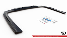 Mittlerer Cup Diffusor DTM Look Heck Ansatz für Mercedes-AMG CLS 53 C257 schwarz Hochglanz