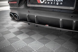 Mittlerer Cup Diffusor Heck Ansatz DTM Look passend für Mercedes-AMG CLS 53 C257 schwarz Hochglanz