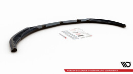 Cup Spoilerlippe Front Ansatz V.1 für Mercedes-AMG C63 Coupe AMG Aero Paket C205 Facelift schwarz Hochglanz