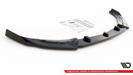 Cup Spoilerlippe Front Ansatz V.2 für Mercedes-AMG C63 Coupe AMG Aero Paket C205 Facelift schwarz Hochglanz