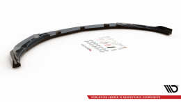 Cup Spoilerlippe Front Ansatz V.2 für Mercedes-AMG C63 Coupe AMG Aero Paket C205 Facelift schwarz Hochglanz