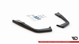 Heck Ansatz Flaps Diffusor für Mercedes-AMG C 63 AMG Coupe AMG Aero Paket C205 Facelift schwarz Hochglanz