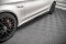 Seitenschweller Ansatz Cup Leisten V.1 für Mercedes-AMG C 63 AMG Coupe C205 Facelift schwarz matt