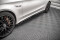 Seitenschweller Ansatz Cup Leisten V.1 passend für Mercedes-AMG C 63 AMG Coupe C205 Facelift schwarz matt