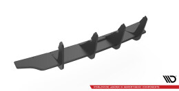 Street Pro Heckschürze Heck Ansatz Diffusor passend für Audi RS3 Limousine 8Y SCHWARZ
