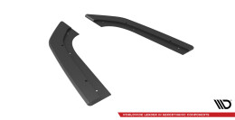 Street Pro Heck Ansatz Flaps Diffusor passend für Audi RS3 Limousine 8Y SCHWARZ