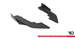 Street Pro Heck Ansatz Flaps passend für Audi RS3 Limousine 8Y rot+ Hochglanz Flaps
