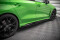Street Pro Seitenschweller Ansatz Cup Leisten passend für Audi RS3 8Y Limousine SCHWARZ+ HOCHGLANZ FLAPS
