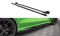 Street Pro Seitenschweller Ansatz Cup Leisten passend für Audi RS3 8Y Limousine SCHWARZ+ HOCHGLANZ FLAPS