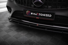 Cup Spoilerlippe Front Ansatz passend für Mercedes-Benz GLC Coupe AMG-Line /43 AMG C253 schwarz Hochglanz