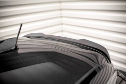Heck Spoiler Aufsatz Abrisskante passend für BMW i3 Mk1 Facelift schwarz Hochglanz