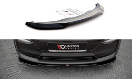 Cup Spoilerlippe Front Ansatz V.1 passend für BMW i3 Mk1 Facelift schwarz Hochglanz