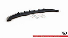 Cup Spoilerlippe Front Ansatz V.2 für BMW i3 S Mk1 Facelift schwarz Hochglanz