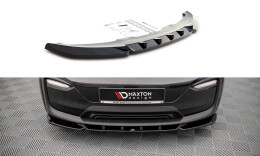 Cup Spoilerlippe Front Ansatz V.2 passend für BMW i3 Mk1 Facelift schwarz Hochglanz