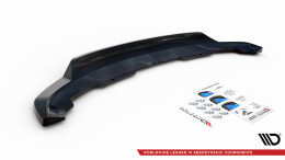 Mittlerer Cup Diffusor Heck Ansatz DTM Look passend für BMW i3 Mk1 Facelift schwarz Hochglanz