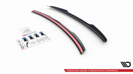 Heck Spoiler Aufsatz Abrisskante passend für VW Passat Limousine B8 Facelift schwarz Hochglanz