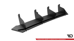 Street Pro Heckschürze Heck Ansatz Diffusor passend für VW Passat B8 Facelift rot