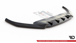 Cup Spoilerlippe Front Ansatz V.2 passend für VW Passat B8 Facelift schwarz Hochglanz