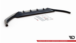 Cup Spoilerlippe Front Ansatz V.2 passend für VW Passat B8 Facelift schwarz Hochglanz
