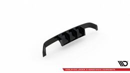 Heck Ansatz Diffusor passend für BMW M4 F82 schwarz Hochglanz
