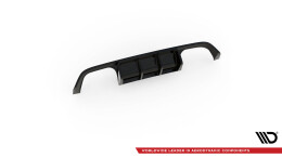 Heck Ansatz Diffusor passend für BMW M4 F82 schwarz Hochglanz