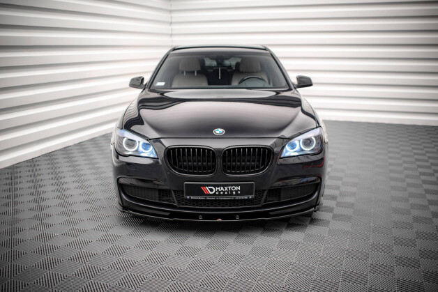 Cup Spoilerlippe Front Ansatz V.1 passend für BMW 7 M-Paket F01 schwarz Hochglanz