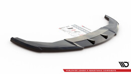 Cup Spoilerlippe Front Ansatz V.1 passend für BMW 7 M-Paket F01 schwarz Hochglanz