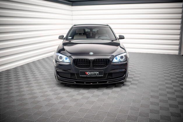 Cup Spoilerlippe Front Ansatz V.2 passend für BMW 7 M-Paket F01 schwarz Hochglanz