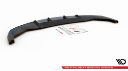 Cup Spoilerlippe Front Ansatz V.2 passend für BMW 7 M-Paket F01 schwarz Hochglanz