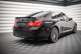Mittlerer Cup Diffusor Heck Ansatz DTM Look passend für BMW 7 M-Paket F01 schwarz Hochglanz
