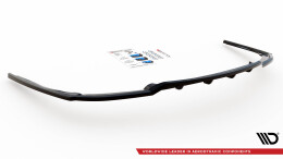 Mittlerer Cup Diffusor Heck Ansatz DTM Look passend für BMW 7 M-Paket F01 schwarz Hochglanz