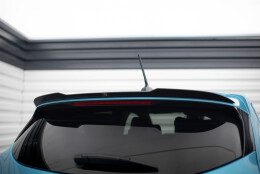 Heck Spoiler Aufsatz Abrisskante passend für Renault Clio Mk5 schwarz Hochglanz