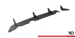 Street Pro Heckschürze Heck Ansatz Diffusor passend für Renault Clio Mk5 rot