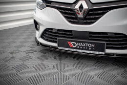 Cup Spoilerlippe Front Ansatz V.1 passend für Renault Clio Mk5 schwarz Hochglanz