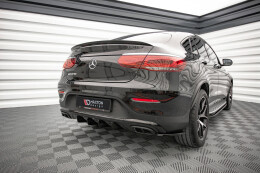 Heck Ansatz Diffusor für Mercedes GLC Coupe AMG-Line C253 FL schwarz Hochglanz