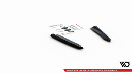 Street+ Heck Ansatz Flaps passend für Mercedes GLC Coupe AMG-Line C253 FL schwarz Hochglanz