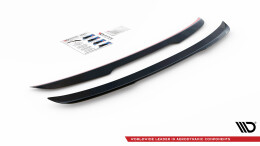 Heck Spoiler Aufsatz Abrisskante passend für Peugeot 508 GT Mk1 Facelift Carbon Look