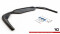Mittlerer Cup Diffusor Heck Ansatz DTM Look passend für Peugeot 508 GT Mk1 Facelift schwarz matt