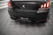 Mittlerer Cup Diffusor Heck Ansatz passend für Peugeot 508 GT Mk1 Facelift schwarz Hochglanz