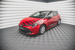 Cup Spoilerlippe Front Ansatz passend für Toyota Corolla GR Sport XII schwarz Hochglanz