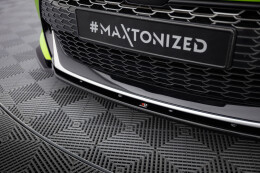 Cup Spoilerlippe Front Ansatz passend für Toyota Corolla GR Sport XII schwarz Hochglanz