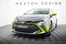 Cup Spoilerlippe Front Ansatz passend für Toyota Corolla GR Sport XII schwarz Hochglanz