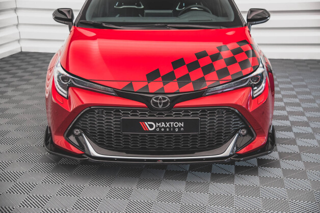 Cup Spoilerlippe Front Ansatz V.1 + Flaps passend für Toyota Corolla GR Sport XII