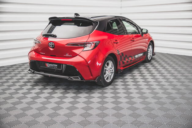 Mittlerer Cup Diffusor Heck Ansatz + Flaps passend für Toyota Corolla GR Sport Hatchback XII