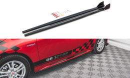 Seitenschweller Ansatz Cup Leisten + Flaps für V.1 Toyota Corolla GR Sport Hatchback XII