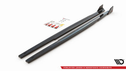 Seitenschweller Ansatz Cup Leisten passend für V.1 + Flaps Toyota Corolla GR Sport Hatchback XII