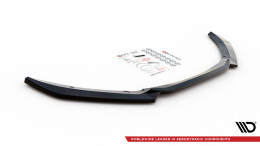 Cup Spoilerlippe Front Ansatz V.1 passend für Jaguar XF R-Sport Mk2 schwarz Hochglanz
