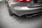 Heck Ansatz Flaps Diffusor für Jaguar XF R-Sport Mk2 schwarz Hochglanz