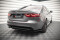 Heck Ansatz Flaps Diffusor passend für Jaguar XF R-Sport Mk2 schwarz Hochglanz