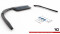 Heck Ansatz Flaps Diffusor passend für Jaguar XF R-Sport Mk2 schwarz Hochglanz